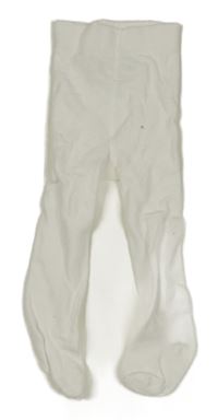 Bílé punčocháče George