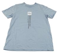 Světlemodré tričko s nápisem River Island