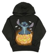 Antracitová mikina se Stitchem a kapucí Disney