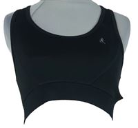 Dámský černý sportovní crop top Atmoshere 
