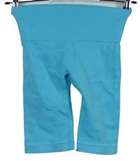 Dámské světlemodré žebrované elastické kraťasy Primark 