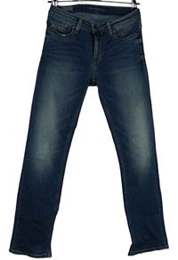 Dámské modré šisované straight rifle Calvin Klein vel. 27/30