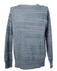 Pánský modrý melírovaný svetr George 