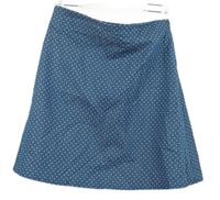 Dámská modrá puntíkovaná sukně 