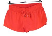 Dámské neonově růžové šusťákové kraťasy