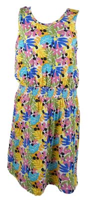 Dámské barevné květované bavlněné šaty Studio