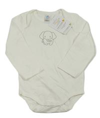 Nové - Bílé body se sloníkem Topomini 