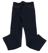 Tmavomodré skinny rifle Next