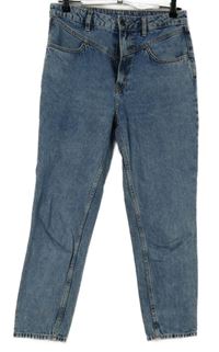 Modré plísňové rifle s vysokým pasem 