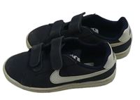 Tmavomodré kožené botasky Nike vel.28