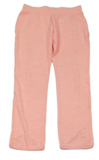 Neonově růžové melírované sportovní crop legíny Tu