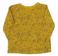 Žluté vzorované triko Matalan