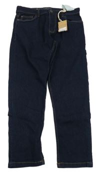 Nové - Tmavomodré tapered loose rifle Next 