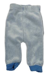Světlemodré plyšové pyžamové kalhoty Ergee 