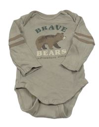 Béžové body s medvídkem C&A