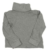 Šedé melírované funkční triko s rolákem Mountain Warehouse