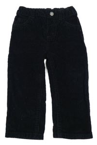 Černé manšestrové kalhoty Carter´s 