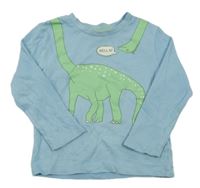 Světlemodré tričko s dinosaurem Primark