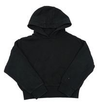 Černá crop oversize mikina s kapucí F&F