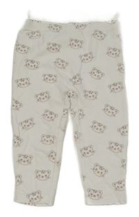 Bílé tepláky s leopardy C&A