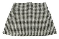 Černo-smetanová vzorovaná sukně M&S