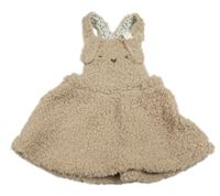 Světlebéžová huňatá laclová sukně s čumáčkem Original Marines