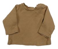 Světlehnědá žebrovaná mikina Matalan