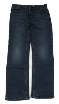 Tmavomodré straight fit rifle Tu