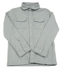 Šedo-bílá vzorovaná triková košile F&F