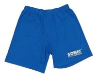 Cobaltově modré kraťasy s nápisem - Sonic H&M