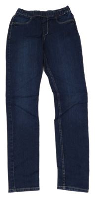 Tmavomodré riflové džegíny H&M