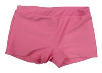 Růžové nohavičkové plavkové kalhotky H&M