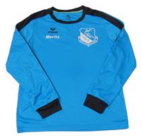 Modro-černé sportovní triko se znakem erima