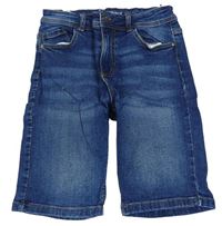 Modré riflové skinny kraťasy Denim Co.