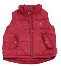 Malinová šusťáková zateplená vesta s Hello Kitty H&M