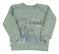 Světlezelená mikina s Púem a Prasátkem George