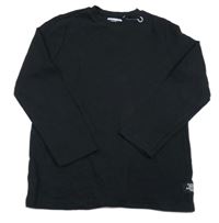 Černé žebrované triko F&F