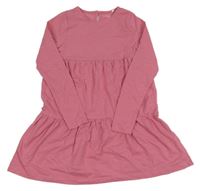 Růžové bavlněné šaty Name it