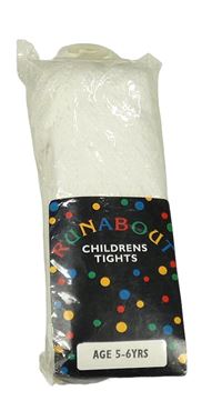 Nové - Smetanové vzorované punčocháče