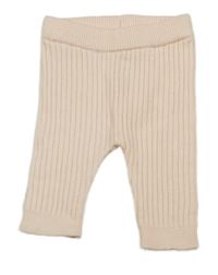 Světlerůžové žebrované pletené tepláky Next