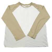 Bílo-béžové triko Primark