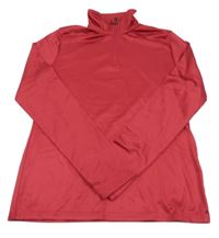 Vínová sportovní funkční mikina Crivit