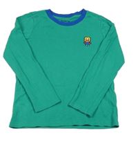 Zelené triko s výšivkou TCM