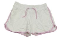 Bílé teplákové kraťasy F&F