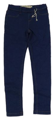 Tmavomodré teplákové džegíny Denim Co.