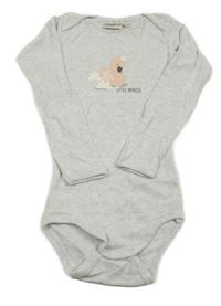 Světlešedé melírované body s labutí Impidimpi