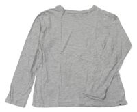 Šedé melírované triko H&M
