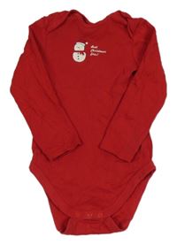 Červené body se sněhulákem C&A