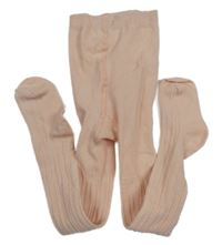 Světlerůžové vzorované punčocháče Primark