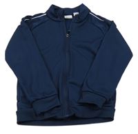 Tmavomodrá propínací sportovní mikina Lily & Dan